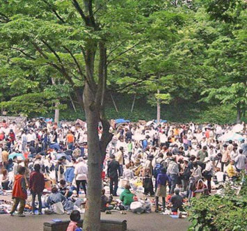 新宿中央公園フリーマーケットの画像