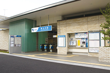 駅前広場から見たイメージ