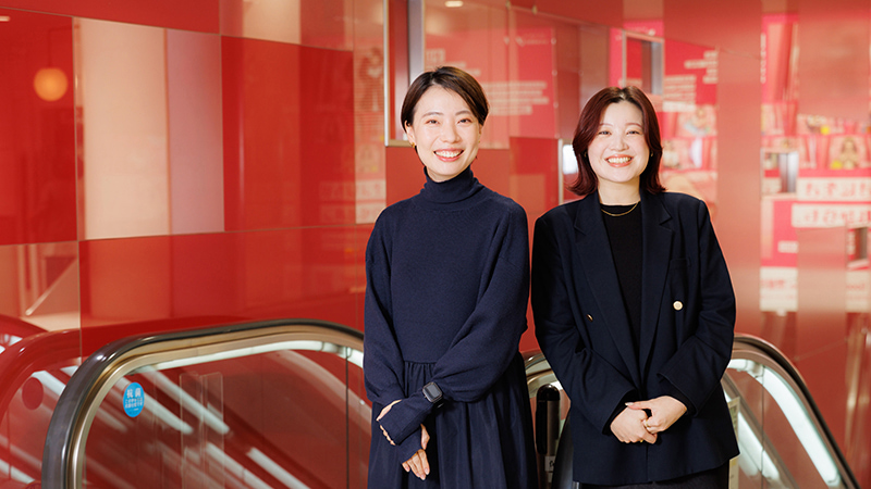 小田急SCディベロップメント　マーケティング推進部　主任　齋藤さん、新宿南口営業室　主任　大谷さんイメージ