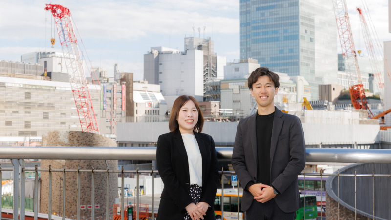 新宿プロジェクト推進部 小河原さん、寺田さんのイメージ