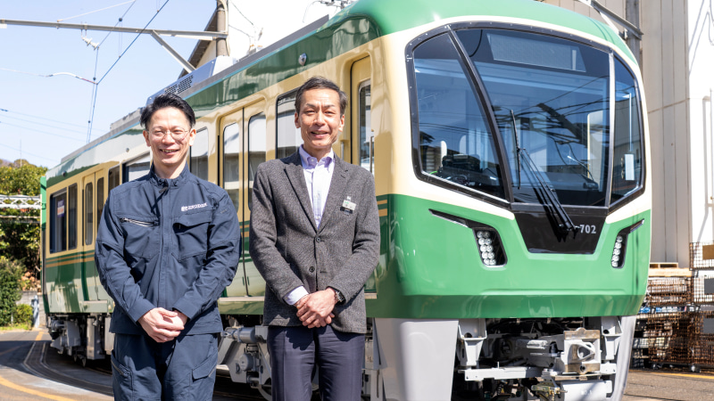 江ノ島電鉄㈱ 早川さん、山口さんイメージ