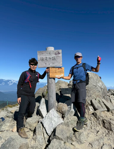 登山をする板谷さんイメージ
