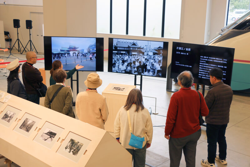 025年『写真の中のあなたと小田急』展対話型鑑賞ワークショップの様子