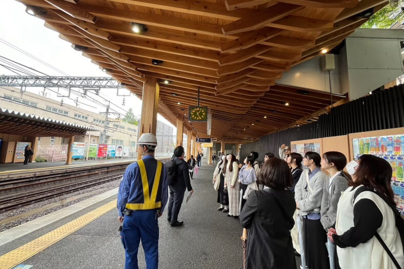 駅見学授業イメージ