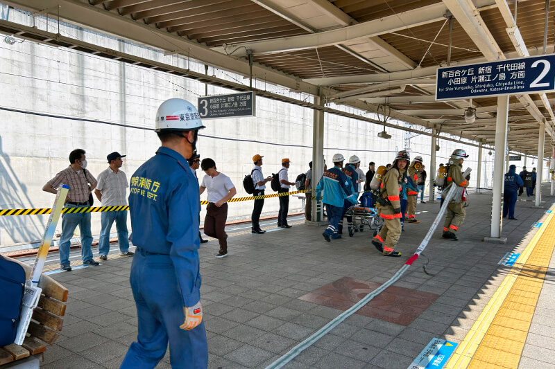 鉄道テロ対応訓練イメージ