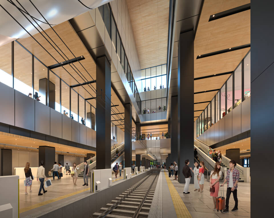 小田急線 新宿駅ホームのイメージ