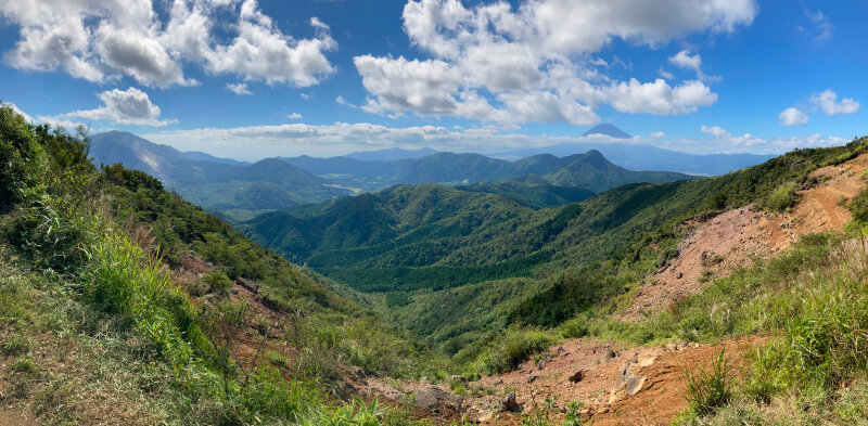 箱根のトレイルコース(登山道)イメージ