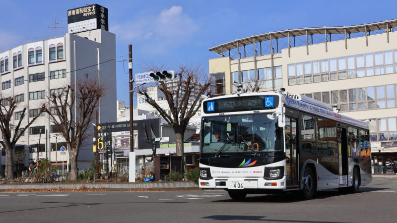 路線バスの自動運転イメージ