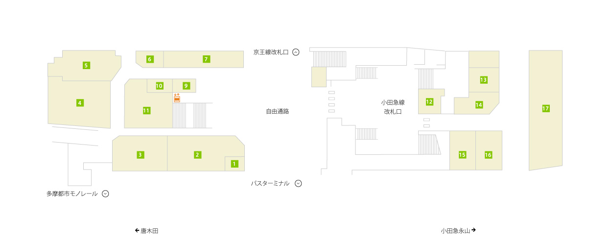 小田急マルシェ多摩センター 小田急電鉄