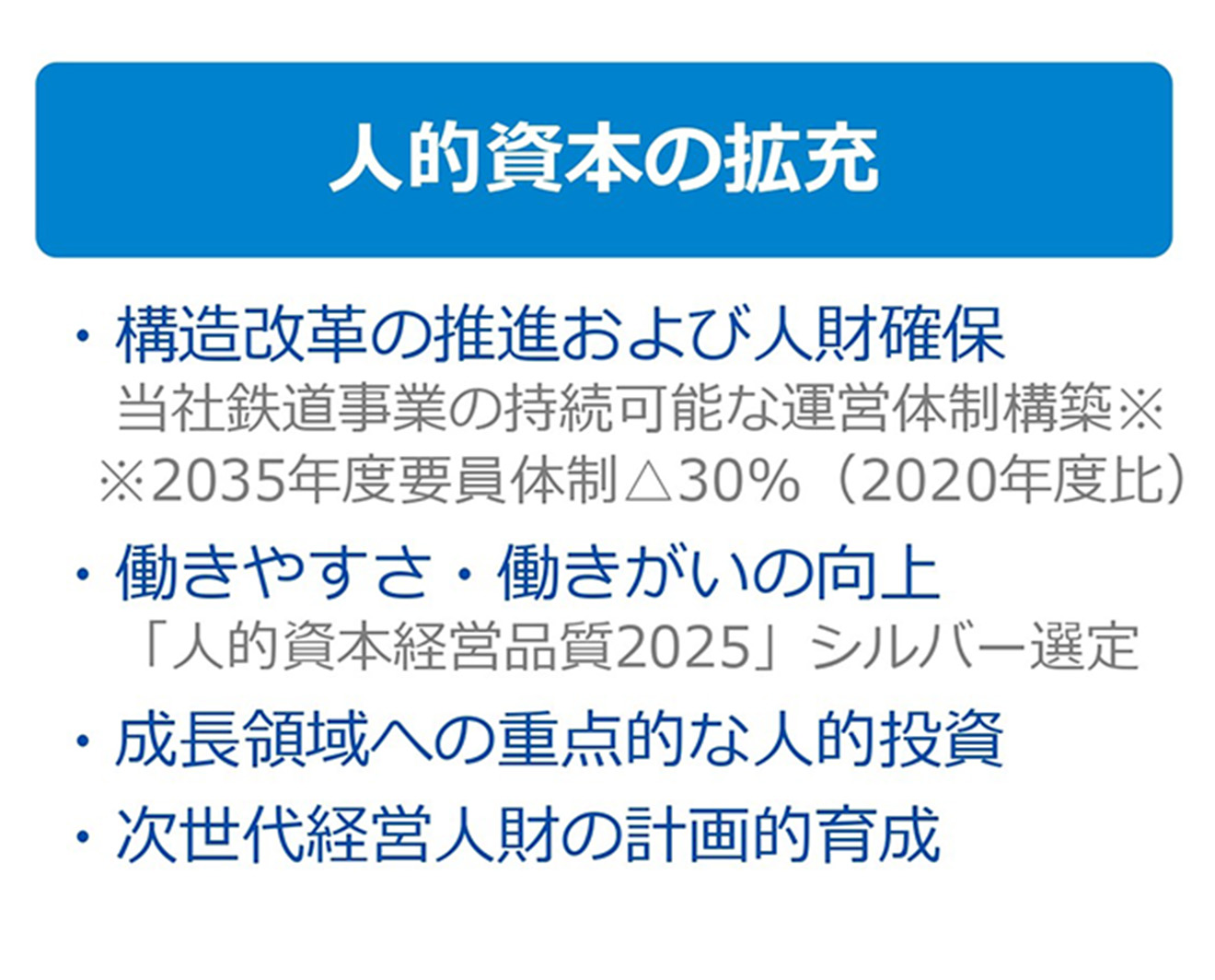 人的資本の拡充