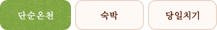 단순온천 숙박 당일치기