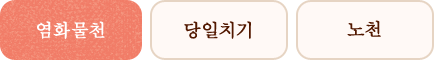 염화물천 당일치기 노천