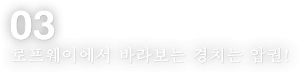 03 로프웨이에서 바라보는 경치는 압권!