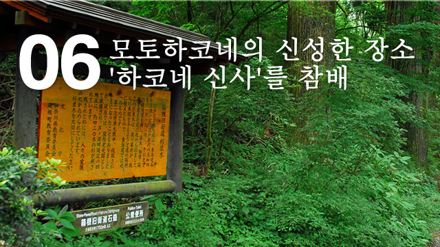 모토하코네의 신성한 장소 '하코네 신사'를 참배