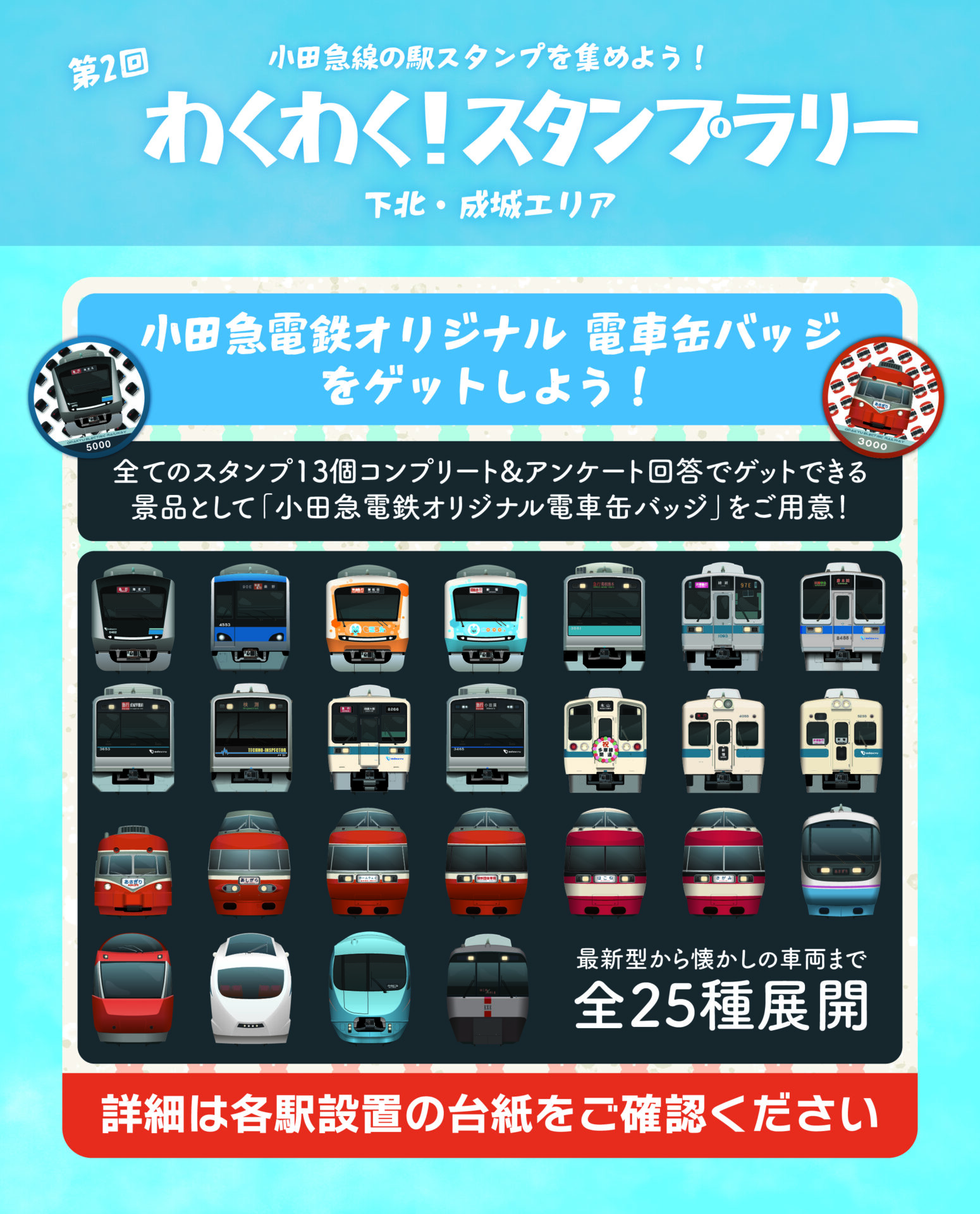 下北成城エリアわくわくスタンプラリー②