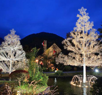 箱根ガラスの森美術館 クリスタル・ガラスのクリスマスツリー