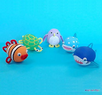 いつでもワークショップ「海の生きものエッグ～春の訪れを祝って～」