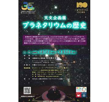 相模原市立博物館 天文企画展「プラネタリウムの歴史」