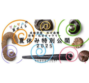 成城学園「恐竜・化石ギャラリー」 夏休み特別公開2025
