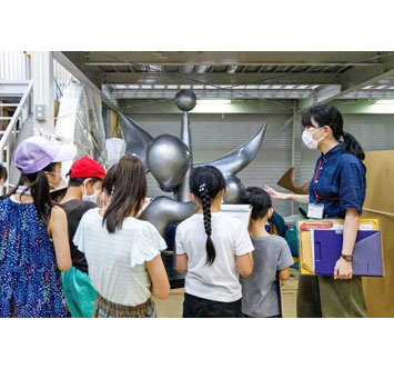 岡本太郎美術館 美術館裏探検