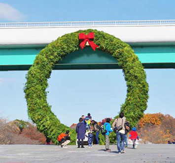 こどもの国 ジャンボクリスマスリースの画像