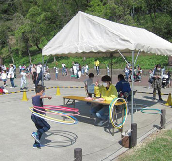 こどもの国 フープマン・ユーヤのフラフープ教室（1月）