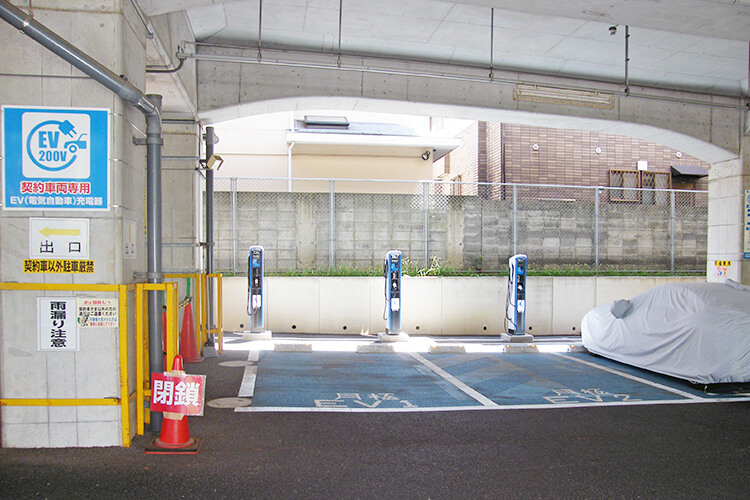 EV専用駐車場スペース
