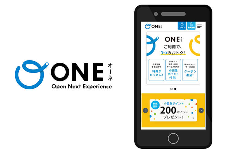 「ONE」トップ画面のイメージ
