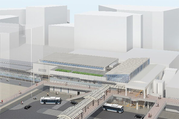藤沢駅 橋上駅舎化イメージ