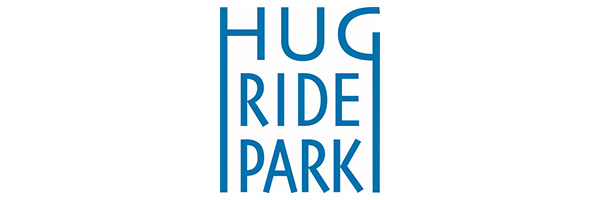 鵠沼海浜公園 HUG-RIDE PARK ロゴ