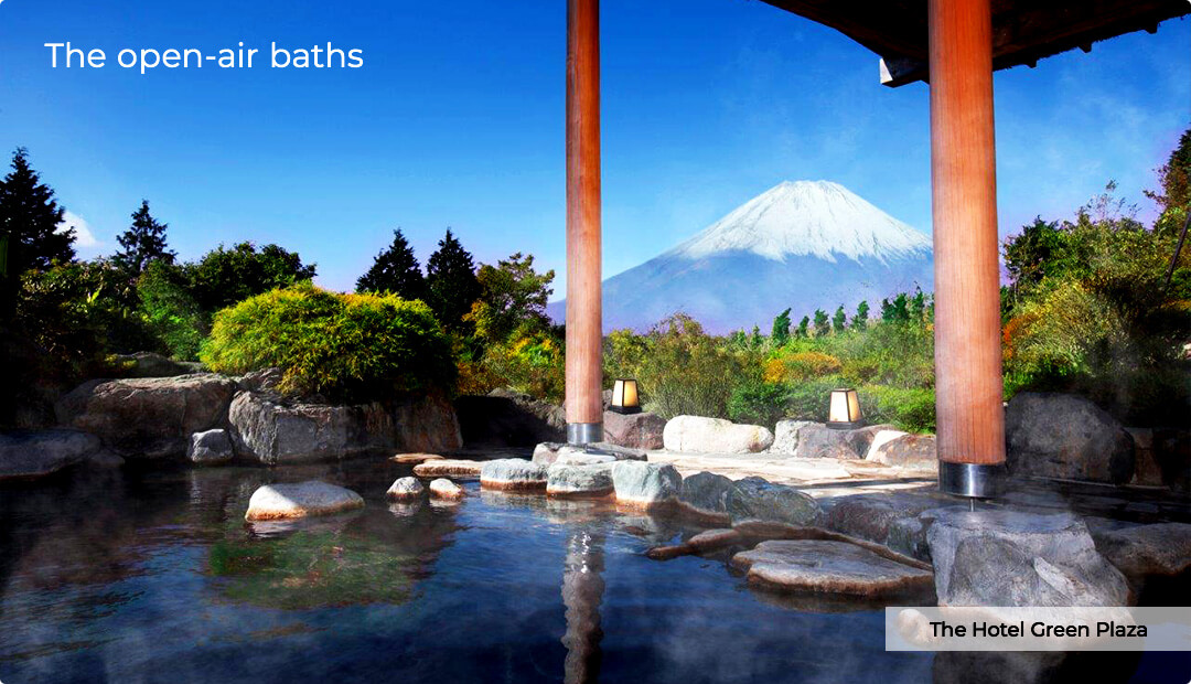 The open-air baths