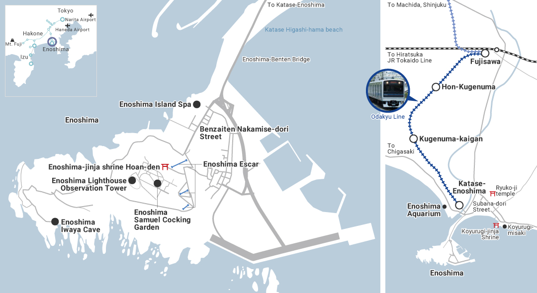  Map of Enoshima