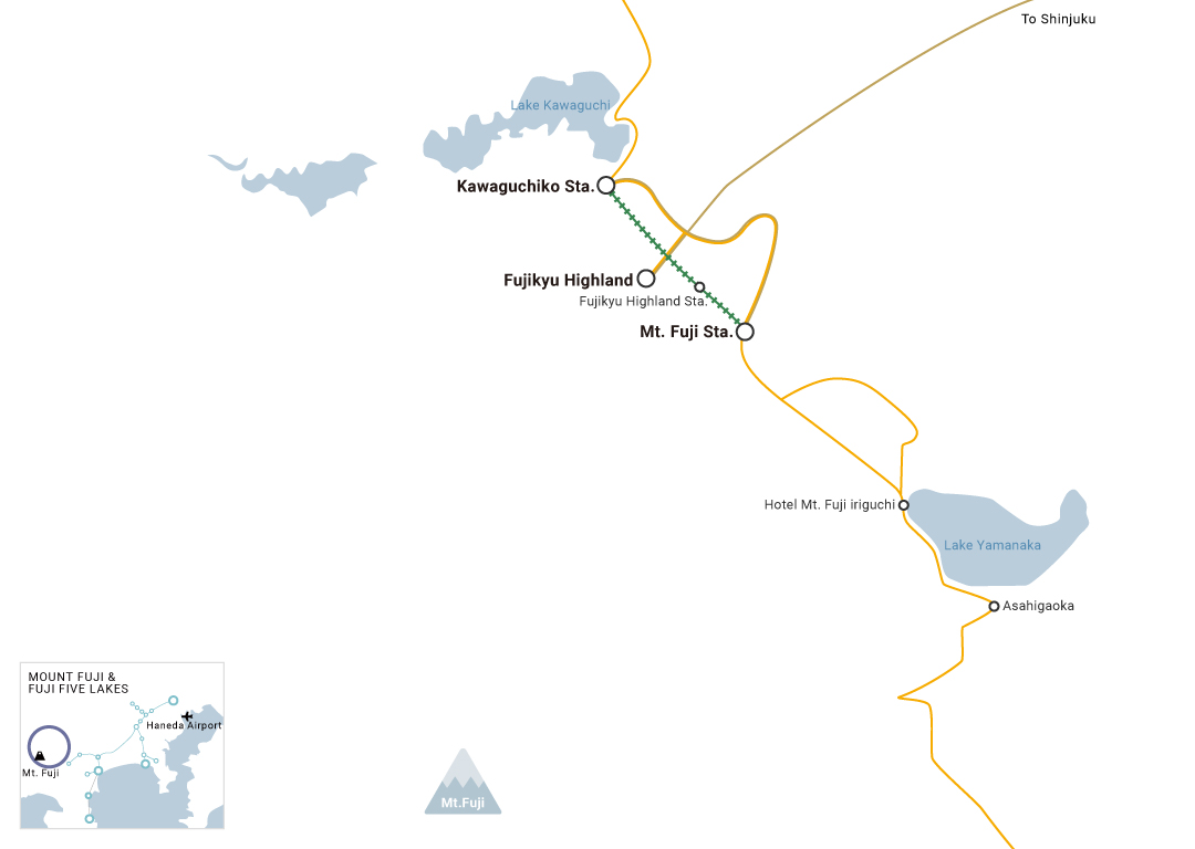 Getting to the Mount Fuji and Lake Kawaguchi Area