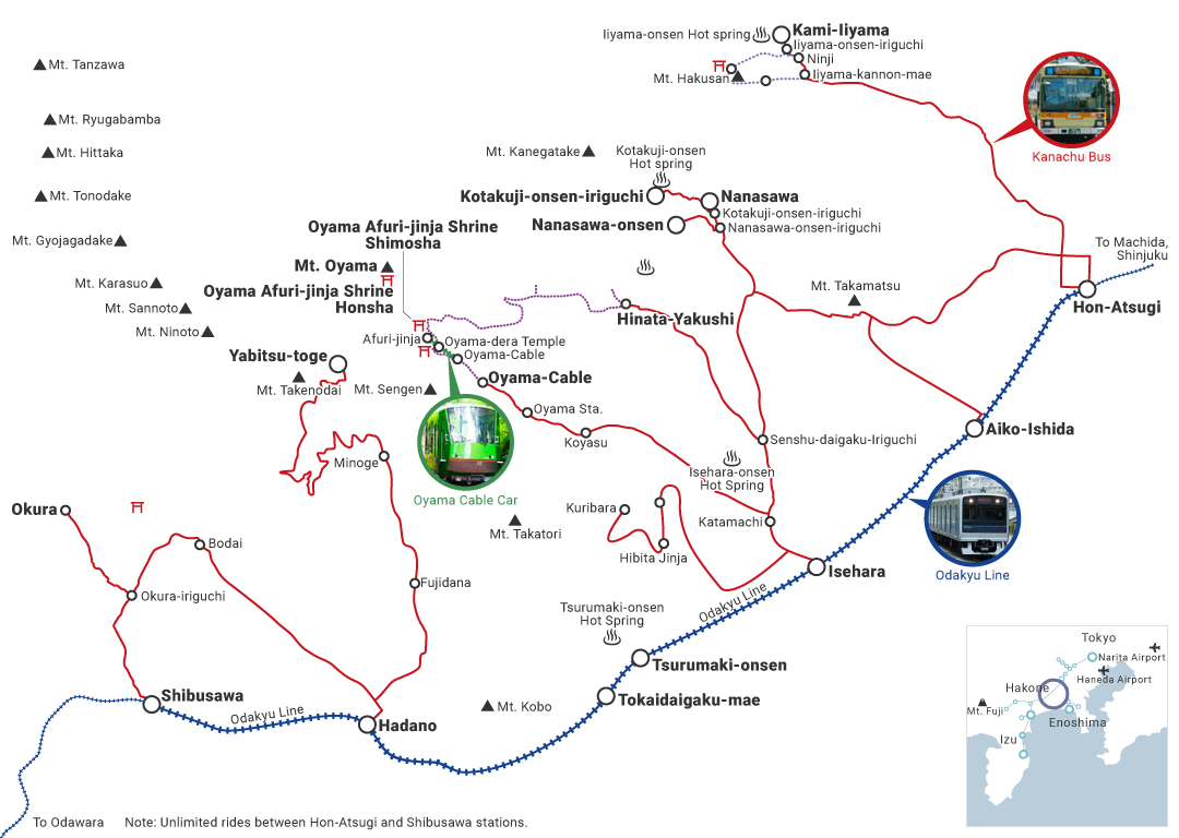 Getting to Tanzawa-Oyama