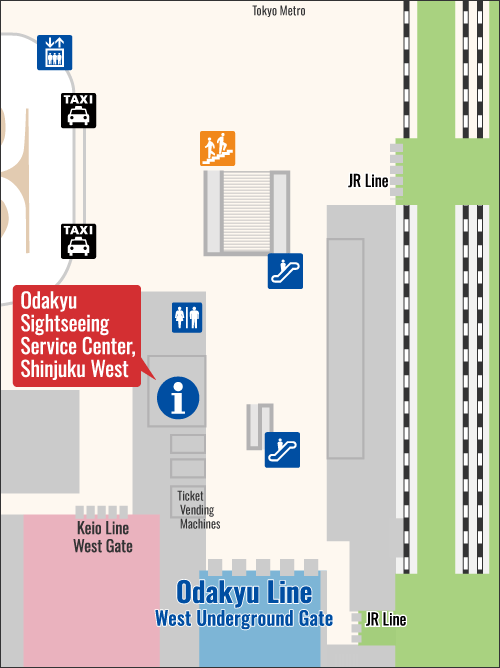 Odakyu Sightseeing Service Center, Shinjuku West