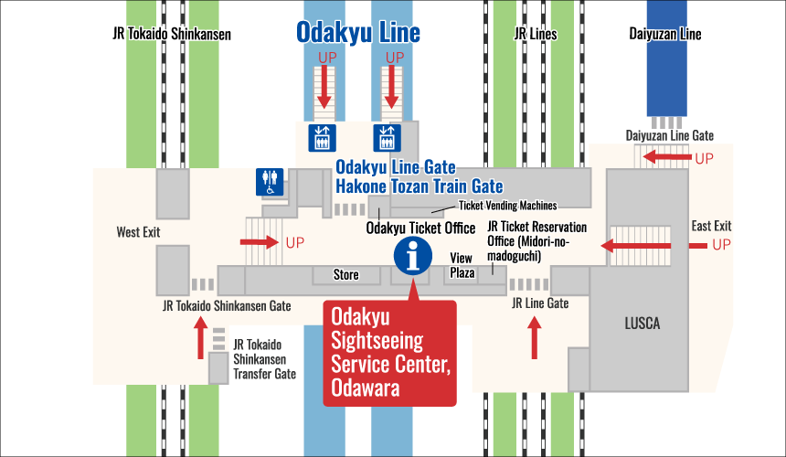 Odakyu Sightseeing Service Center, Odawara