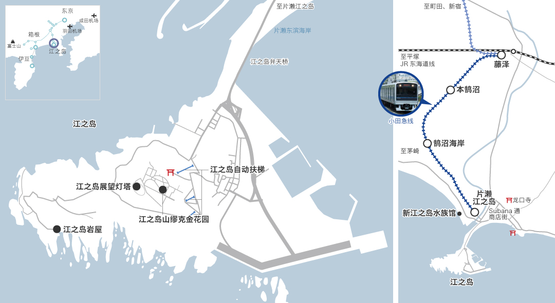  江之岛地图