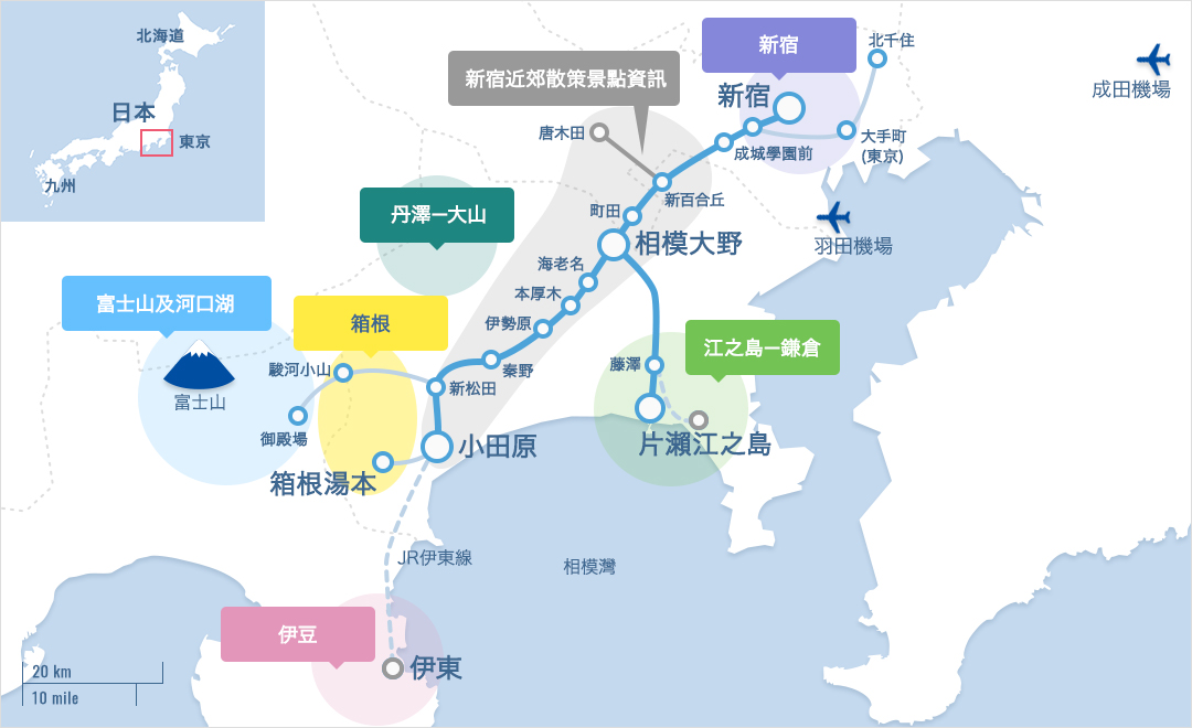 小田急电铁线路图图片