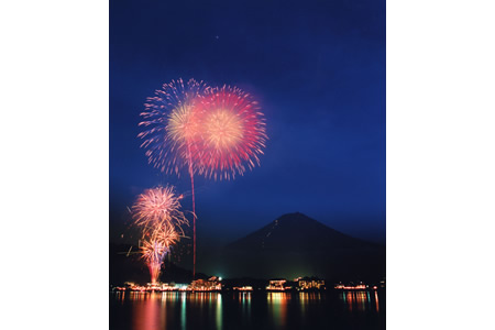 Fuji Five Lakes Fireworks Festivals