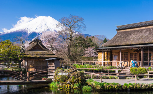 Oshino-hakkai (Eight Springs of Mount Fuji)